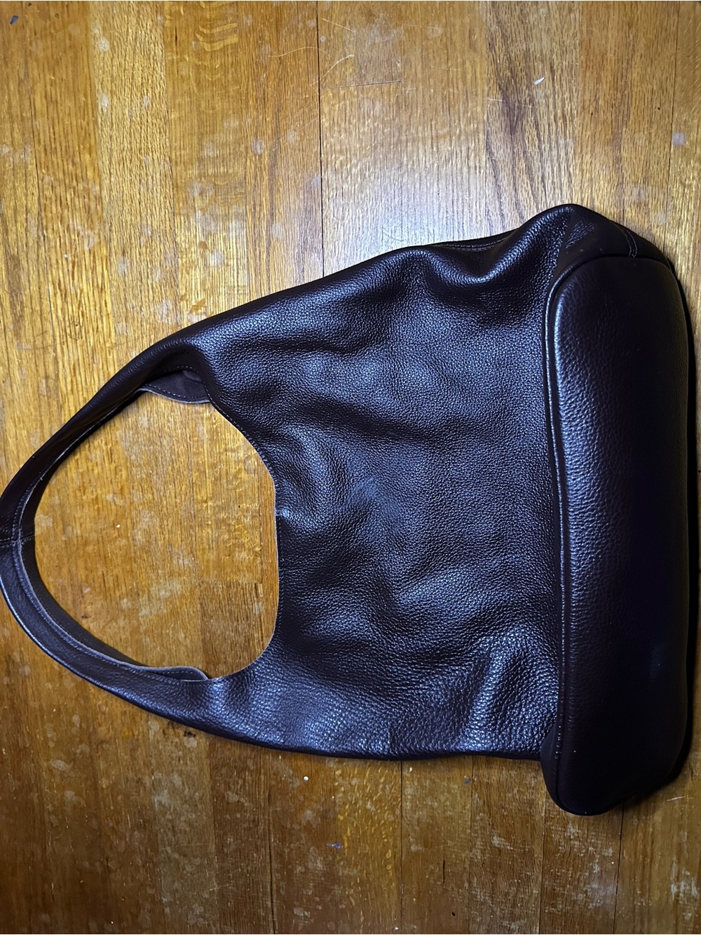 Handmade Italian Bag in Dark Brown Leather-pictures do not do it justice! - Picture 3 of 10